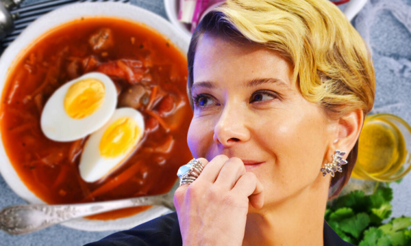 Наваристый и вкусный: даже Высоцкая не смогла испортить борщ, следуя этому рецепту